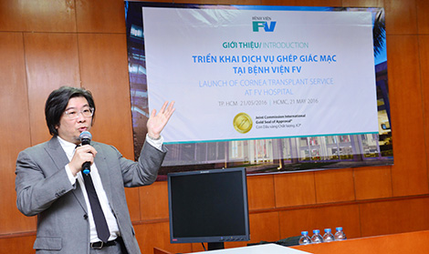 Bệnh viện tư nhân đầu tiên thực hiện ghép giác mạc