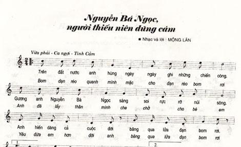 Chuyện bên lề một bài hát nổi tiếng về người anh hùng nhỏ tuổi