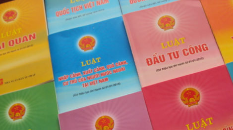 13 luật mới có hiệu lực từ 1/1/2015