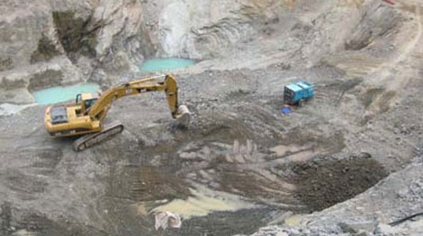 Mới thu được 582 tỉ đồng tiền cấp quyền khai thác khoáng sản