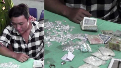 Cảnh sát 113 truy đuổi đối tượng giấu ma túy trong cốp xe