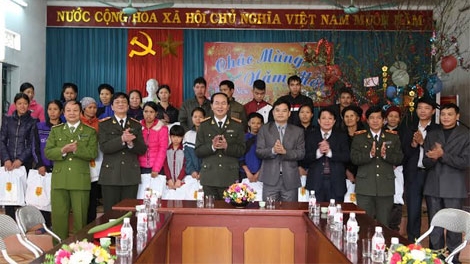 Bộ trưởng Trần Đại Quang kiểm tra công tác đảm bảo ANTT dịp Tết tuyến biên giới Lạng Sơn