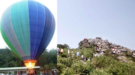 Chiêm ngưỡng Yên Tử từ khinh khí cầu
