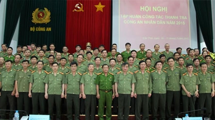 Tập huấn công tác thanh tra CAND năm 2015