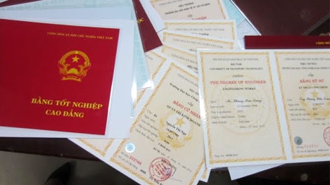 Phá đường dây bán bằng giả liên tỉnh