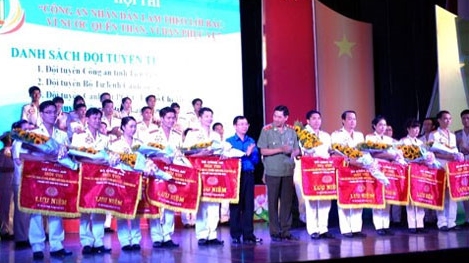 Chung kết hội thi 'CAND làm theo lời Bác; vì nước quên thân, vì dân phục vụ' khu vực phía Nam