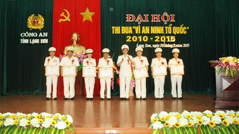 Công an Lạng Sơn tổ chức Đại hội thi đua ‘Vì an ninh Tổ quốc’