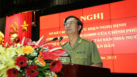 Các đơn vị Công an quản lý, sử dụng tài sản Nhà nước hiệu quả