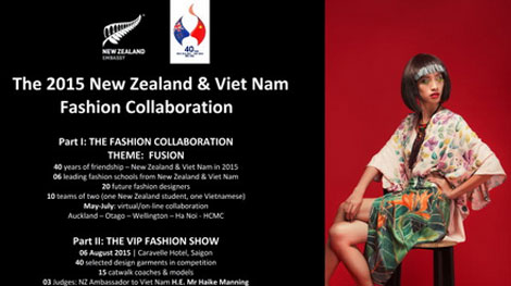 Khởi động dự án hợp tác thời trang Việt Nam - New Zealand