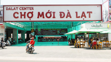 Hoạt động kinh doanh tại chợ mới Đà Lạt đã trở lại bình thường