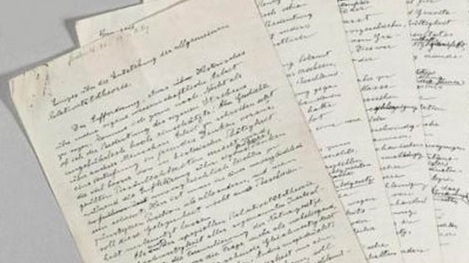 Thư của nhà bác học Einstein trị giá gần nửa triệu đôla