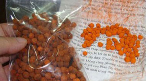 Nguy hiểm nhiễm độc chì do uống thuốc cam trôi nổi