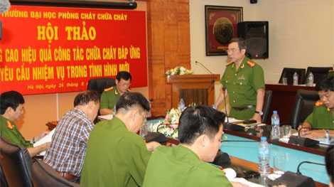 Nâng cao hiệu quả chữa cháy trong tình hình hiện nay