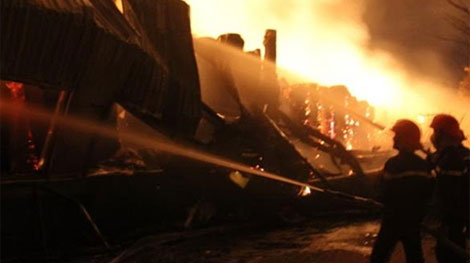 Lửa thiêu rụi Công ty Bao bì trong KCN Nhơn Trạch 3