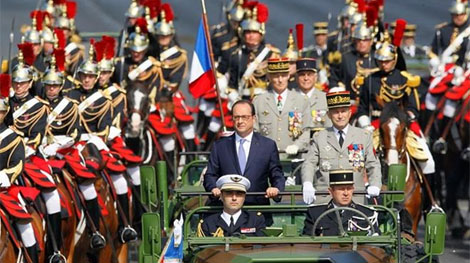 Pháp tưng bừng kỷ niệm ngày Quốc khánh