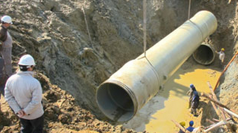 Bao giờ hoàn thành đường ống nước sông Đà số 2?