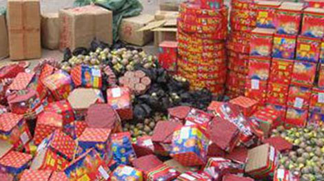 Bắt đối tượng vận chuyển 125kg thuốc nổ