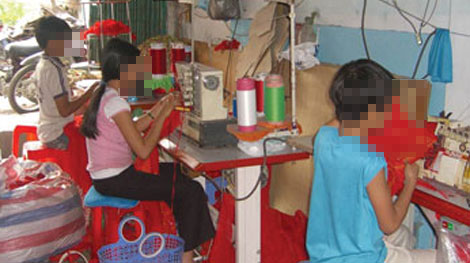Đề nghị điều tra một trường hợp bóc lột sức lao động trẻ em