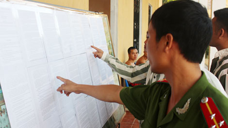 Mong mỏi được sớm làm lại cuộc đời