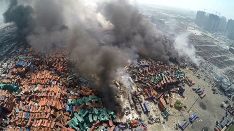 Thảm họa môi trường sau những vụ nổ liên hoàn ở Thiên Tân