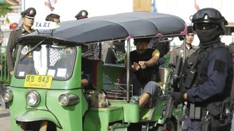 Nghi phạm thú nhận vận chuyển bom ở Bangkok