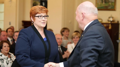 Nữ tân Bộ trưởng Quốc phòng Australia Marise Payne