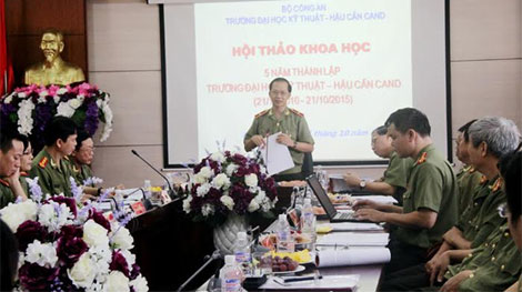 Đại học Kỹ thuật - Hậu cần CAND phấn đấu thành cơ sở giáo dục trọng điểm vào năm 2020