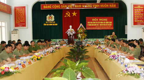 Hội nghị công tác xây dựng lực lượng CAND các tỉnh miền Trung, Tây Nguyên