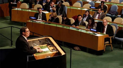 Liên Hợp Quốc lên án lệnh cấm vận nhằm vào Cuba