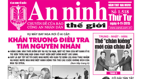 Đón đọc Chuyên đề An ninh thế giới số 1518