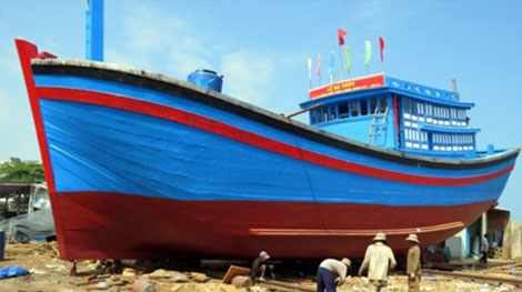 Đóng mới 35 tàu cá theo Nghị định 67