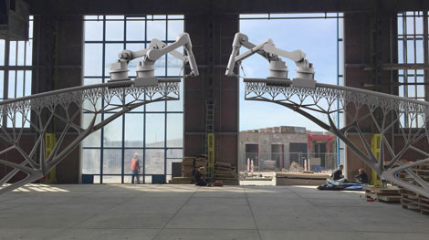 Xây cầu bằng công nghệ in 3D kim loại