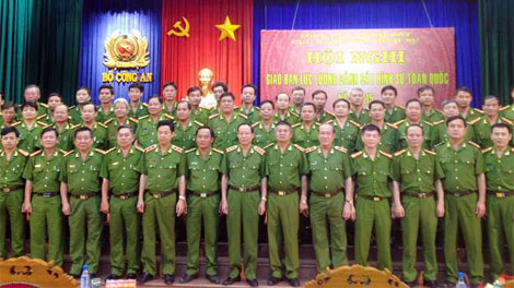 Giao ban lực lượng Cảnh sát hình sự toàn quốc năm 2015