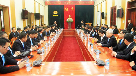 Viện Chiến lược và Khoa học Công an tiếp xã giao Đoàn đại biểu Bộ Quốc phòng Thái Lan