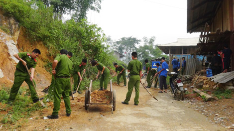 Giữ vững an ninh, trật tự, góp phần xây dựng nông thôn mới
