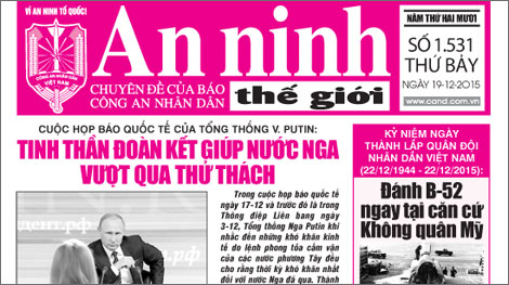 Đón đọc Chuyên đề An ninh thế giới tuần số 1531