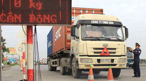 Kiểm soát tải trọng xe ở Hải Dương: Chỉ còn 2% vi phạm