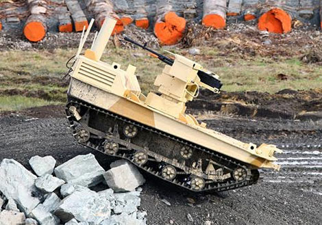 Nga phát triển Robot bảo vệ tên lửa Sói hoang 2