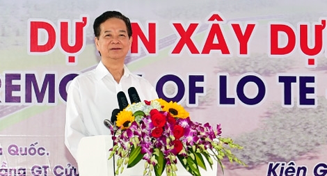 Thủ tướng phát lệnh khởi công dự án tuyến Lộ Tẻ-Rạch Sỏi