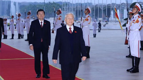 Hoàn tất công tác chuẩn bị cho phiên khai mạc Đại hội Đảng lần thứ XII