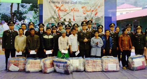 Học viện ANND mang 'Xuân Yêu thương' đến với đồng bào vùng cao Túc Đán