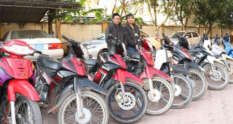 Trộm hơn 20 xe máy bán lấy tiền chơi ma túy