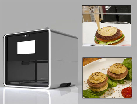 Thưởng thức những món ăn được chế biến từ... máy in 3D
