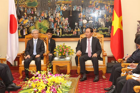 Bộ trưởng Trần Đại Quang tiếp lãnh đạo Tập đoàn Toyota của Nhật Bản