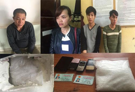Bắt 4 đối tượng trong đường dây buôn bán ma túy từ Lạng Sơn, Thái Nguyên về Thanh Hóa