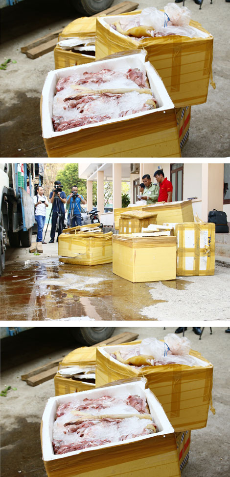 Hơn nửa tấn thịt thối chuẩn bị lên bàn nhậu