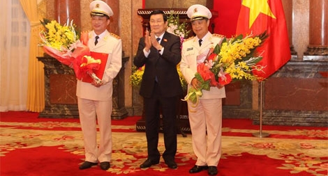 Trao Quyết định phong và thăng cấp bậc hàm Thượng tướng cho Thứ trưởng Nguyễn Văn Thành, Thứ trưởng Phạm Dũng