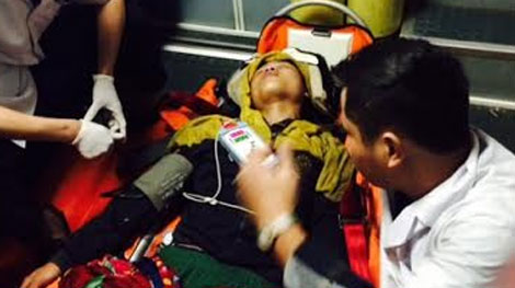 Cứu ngư dân gặp nạn tại vùng biển Hoàng Sa