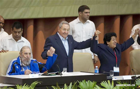 Đồng chí Raul Castro tái đắc cử Bí thư thứ nhất Đảng cộng sản Cuba