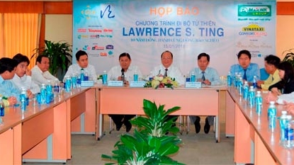 Quyền Linh tiếp tục làm đại sứ chương trình đi bộ từ thiện Lawrence S.Ting lần 10